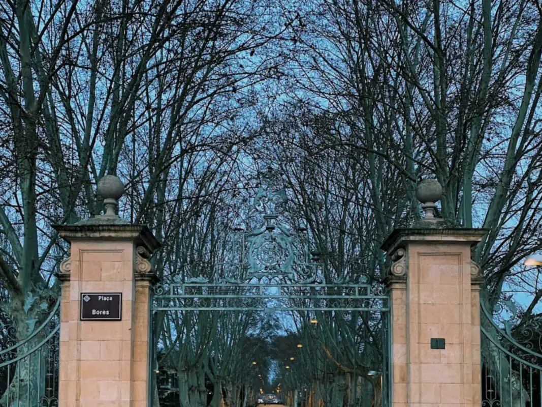 Gent passejant per un carrer de Lleida